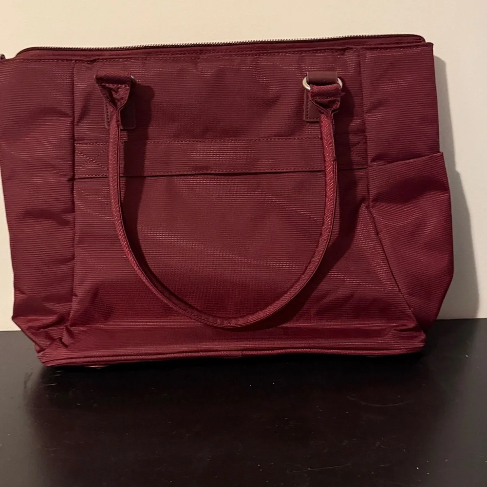 RICARDO BRAND‎ BURGUNDY LAPTOP COMPUTER BAG